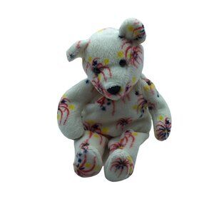 Salvino's Bammers Teddy Bear Plush Vintage Griffey Jr. #24 MLB Baseball July 4th